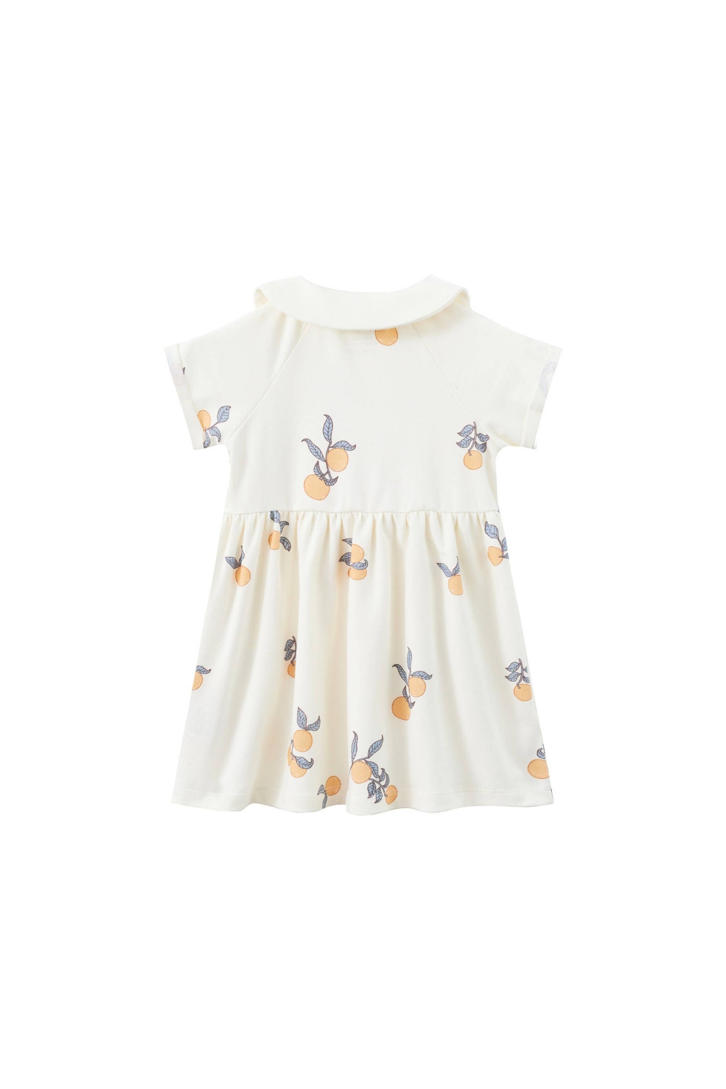 Norsu Organic Cotton Collar Dress-Clementine