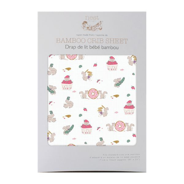 Nest Designs Crib Sheet Small - Very Squirrelly