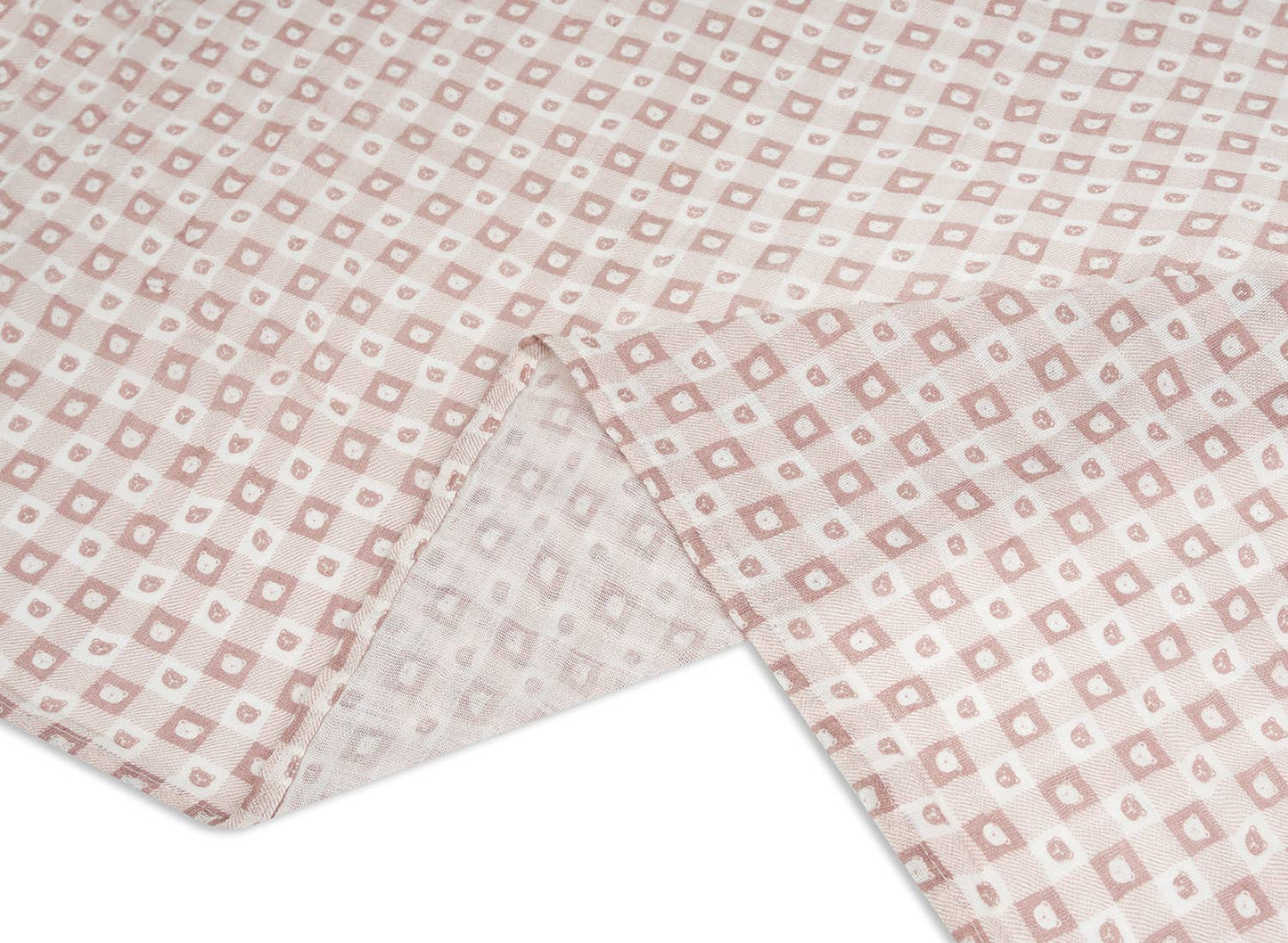 2PC Pack Muslin Swaddles 36" X 40": Beige