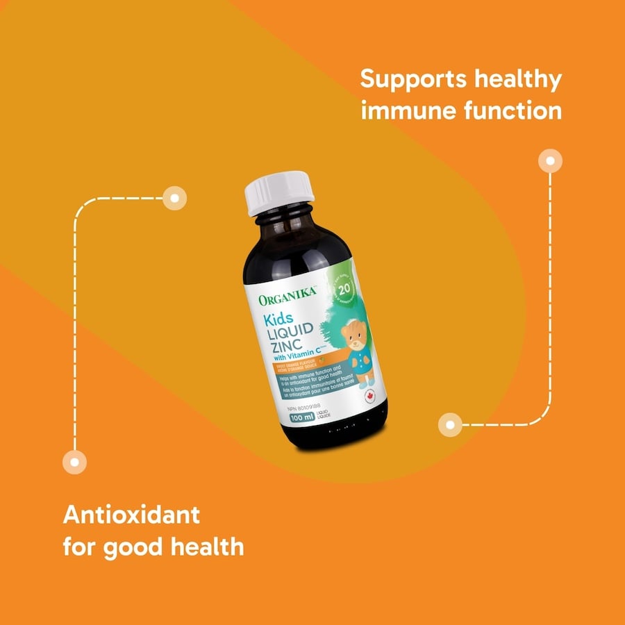 ORGANIKA-Kids Liquid Zinc with Vitamin C