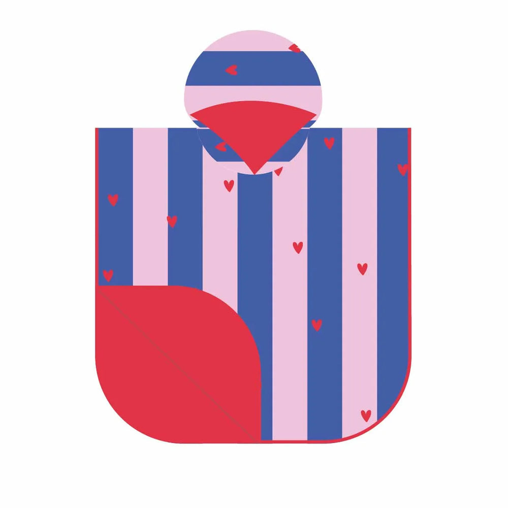 QUUT Beach/Bath Poncho - Cherry