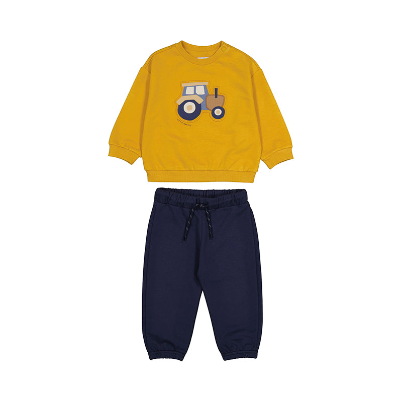 Mayoral Pullover pants tracksuit - Mustard