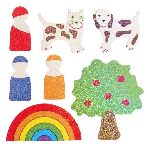 Twinkle Natural Play Wooden Toys Stickers for Kids