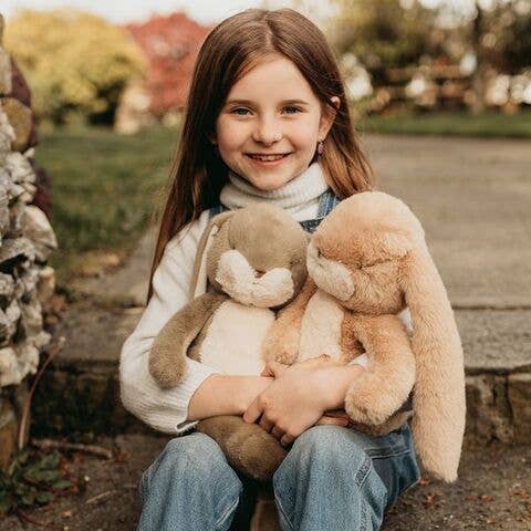 Bunnies By the Bay Sweet Floppy Nibble 16" Bunny - Almond Joy