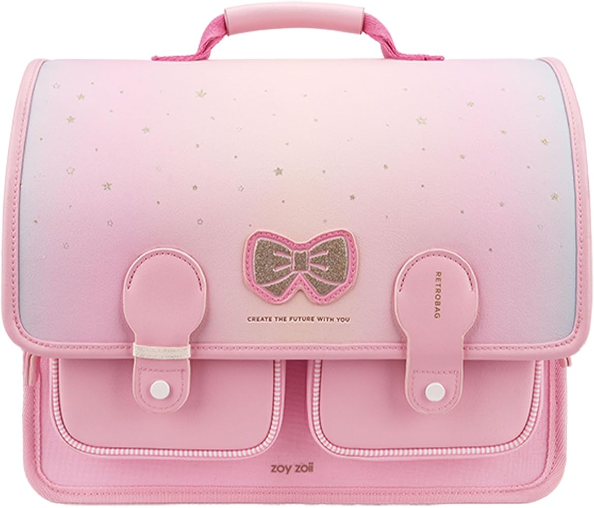 ZoyZoii vintage schoolbag - Pink bowknot