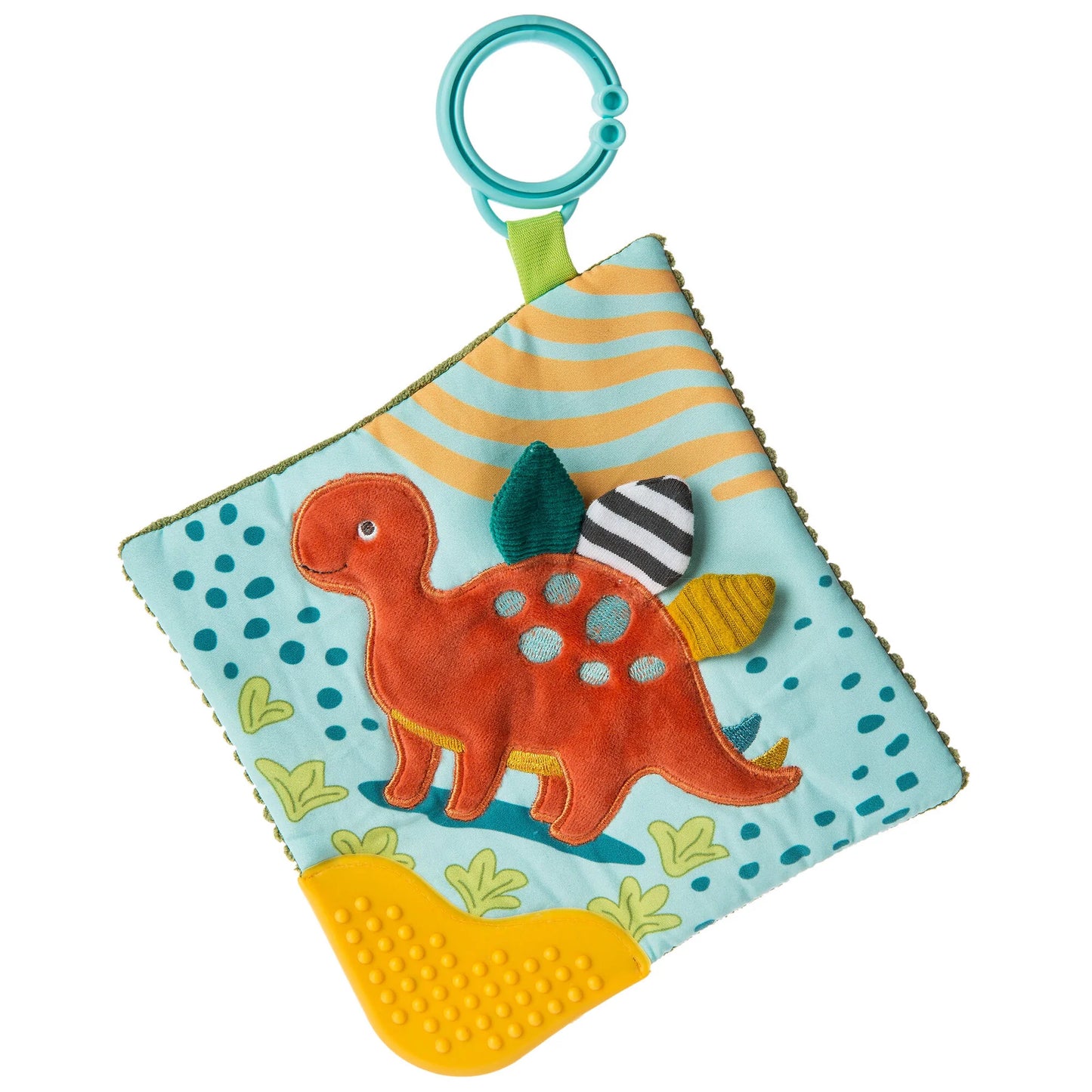MARY MEYER Crinkle Teether - Pebblesaurus Dino - 6"
