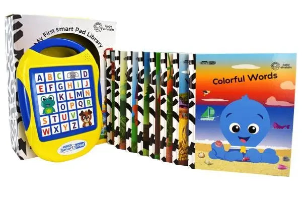 My First Smart Pad Library: Electronic Activity Pad and 8-Book Library (Baby Einstein)