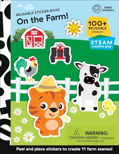 On the Farm! Reusable Sticker Book (Baby Einstein)