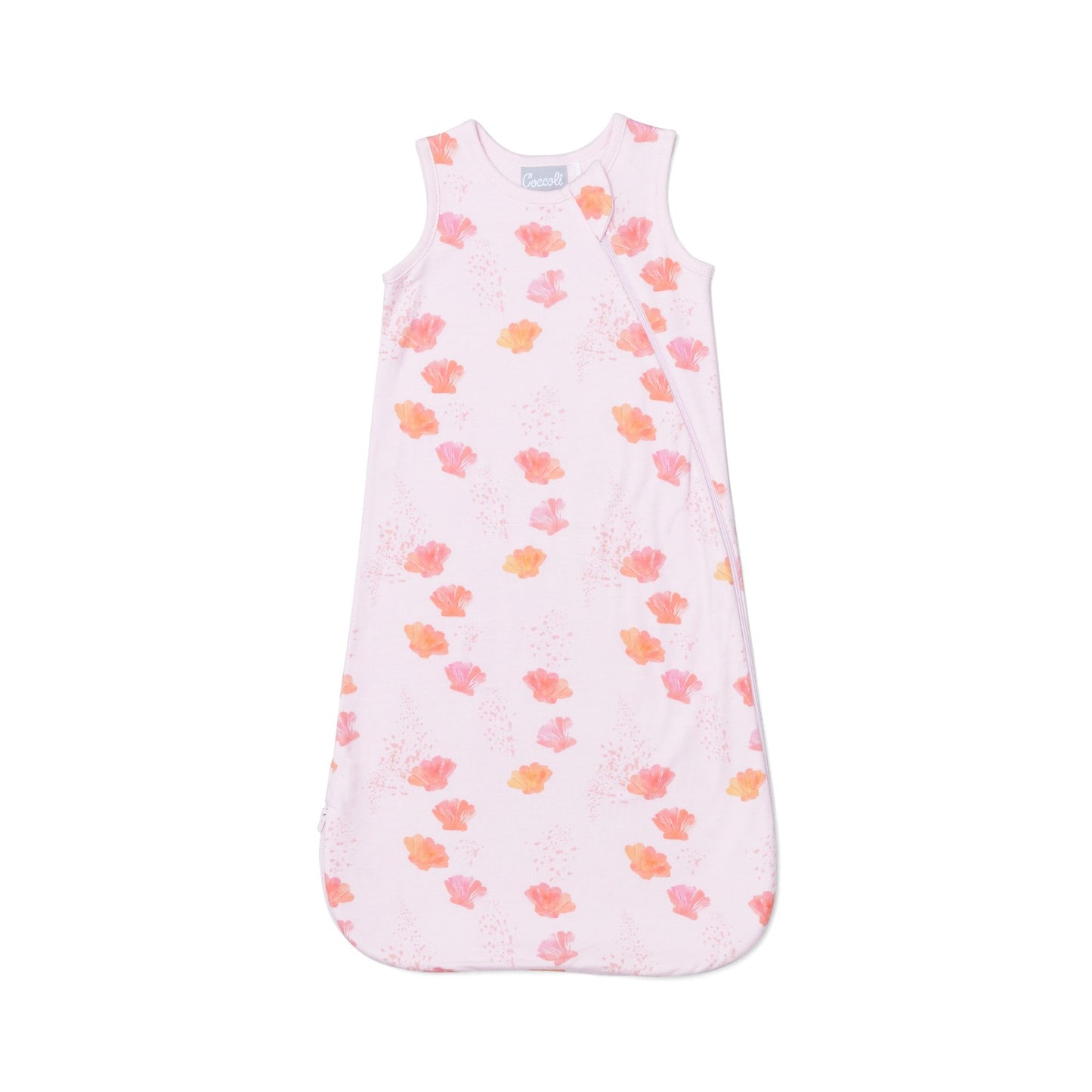 COCCOLI COTTON-MODAL 1.5 TOGS SLEEPSACK - Seashells On Pink