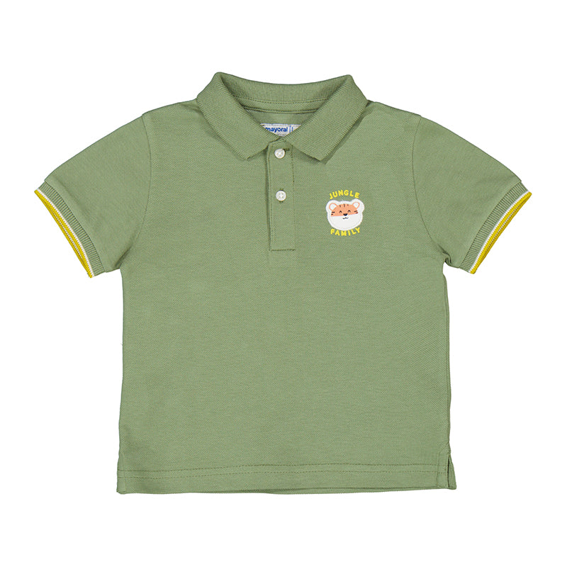 Mayoral S/s polo - Sage