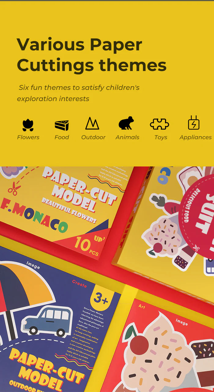 FLOWER MONACO PAPER-CUT SERIES