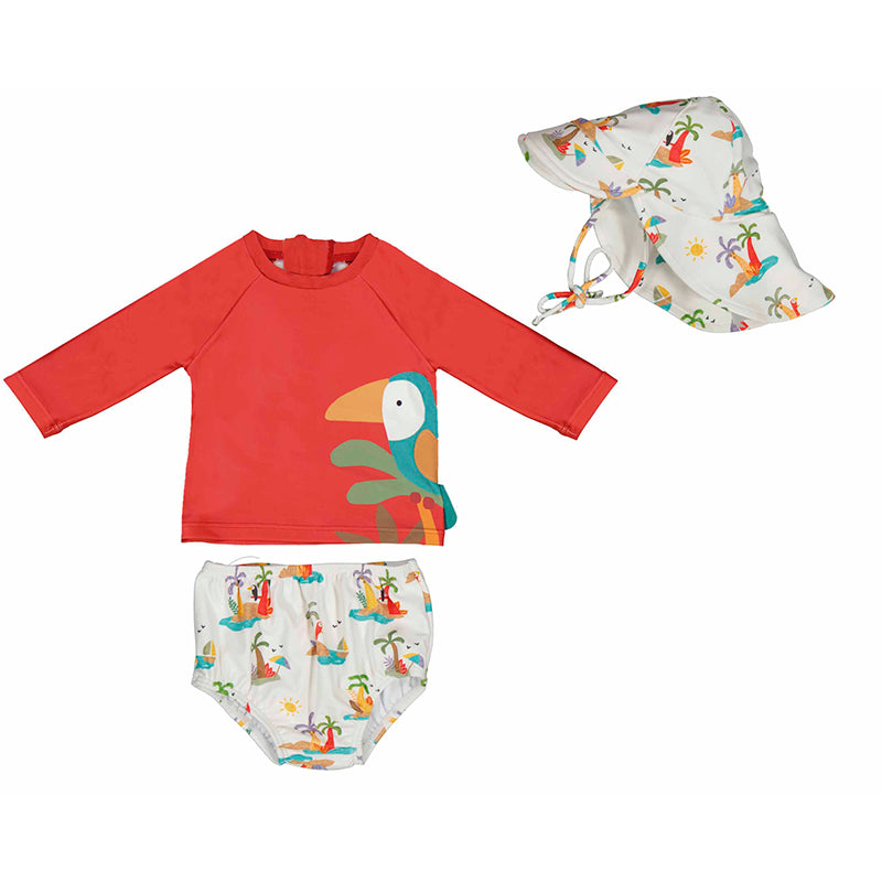 Mayoral Bathsuit set - Grapefruit