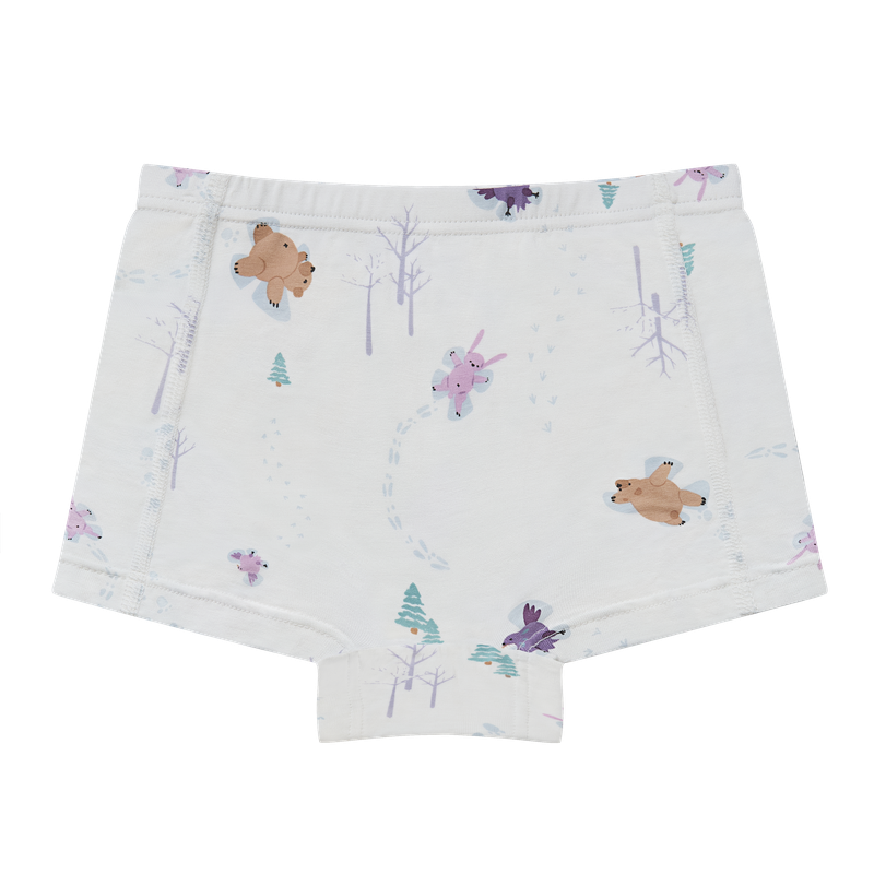 Nest Designs Girl Boy Short Underwear - Snow Buddies