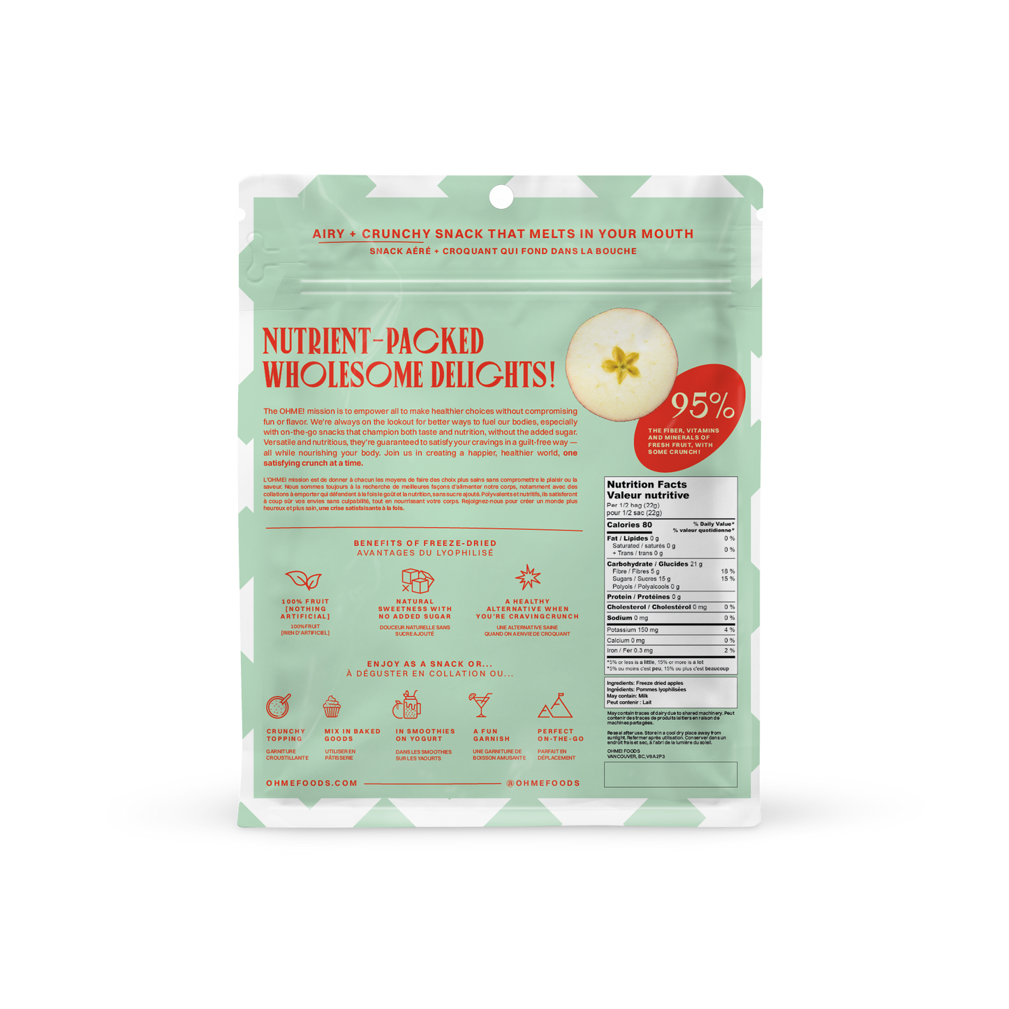 OHME! Freeze-Dried APPLE