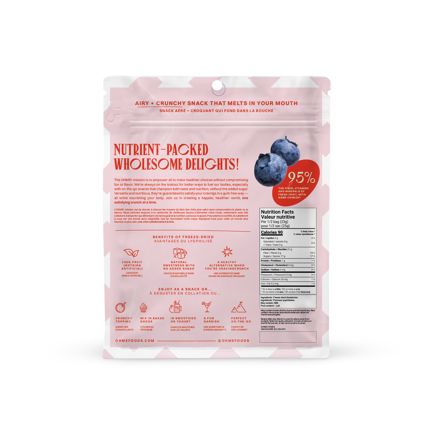 OHME! Freeze-Dried BLUEBERRY