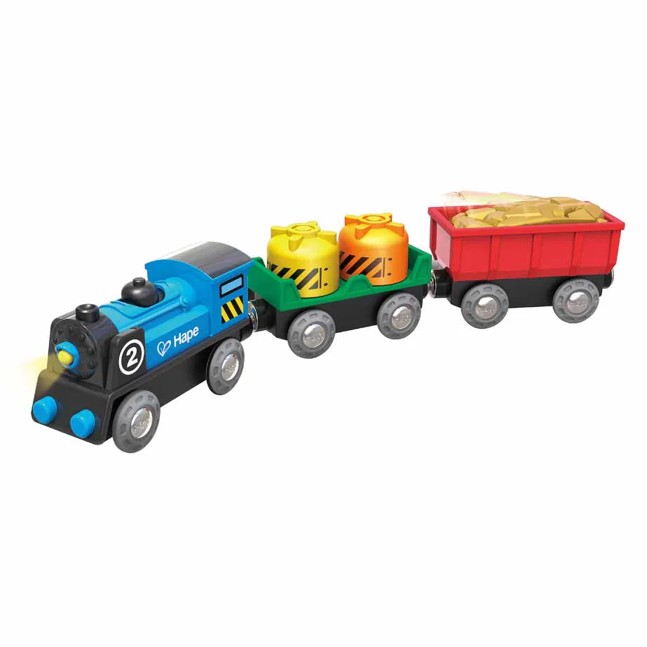 Hape® BATTERY POWERED ROLLING-STOCK SET
