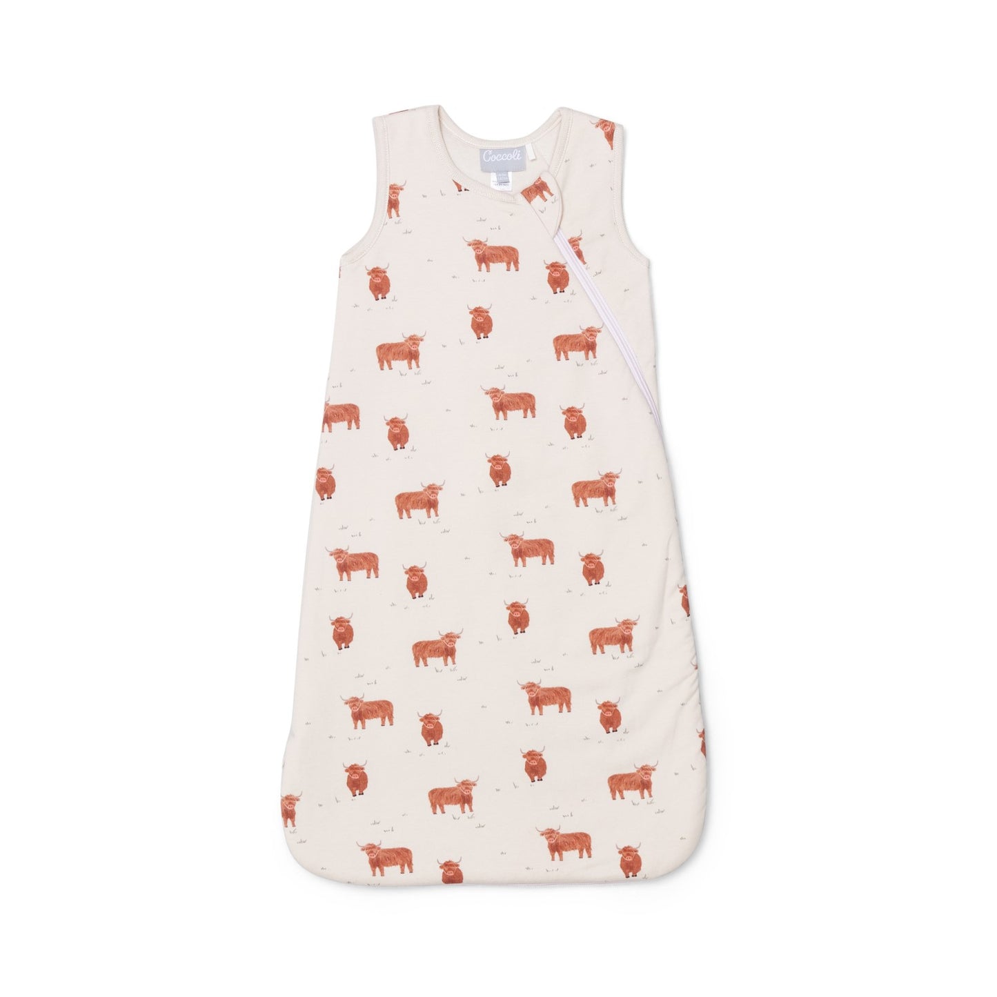 COCCOLI Modal 1.5 Togs Sleepsack - Cows On Oat Milk