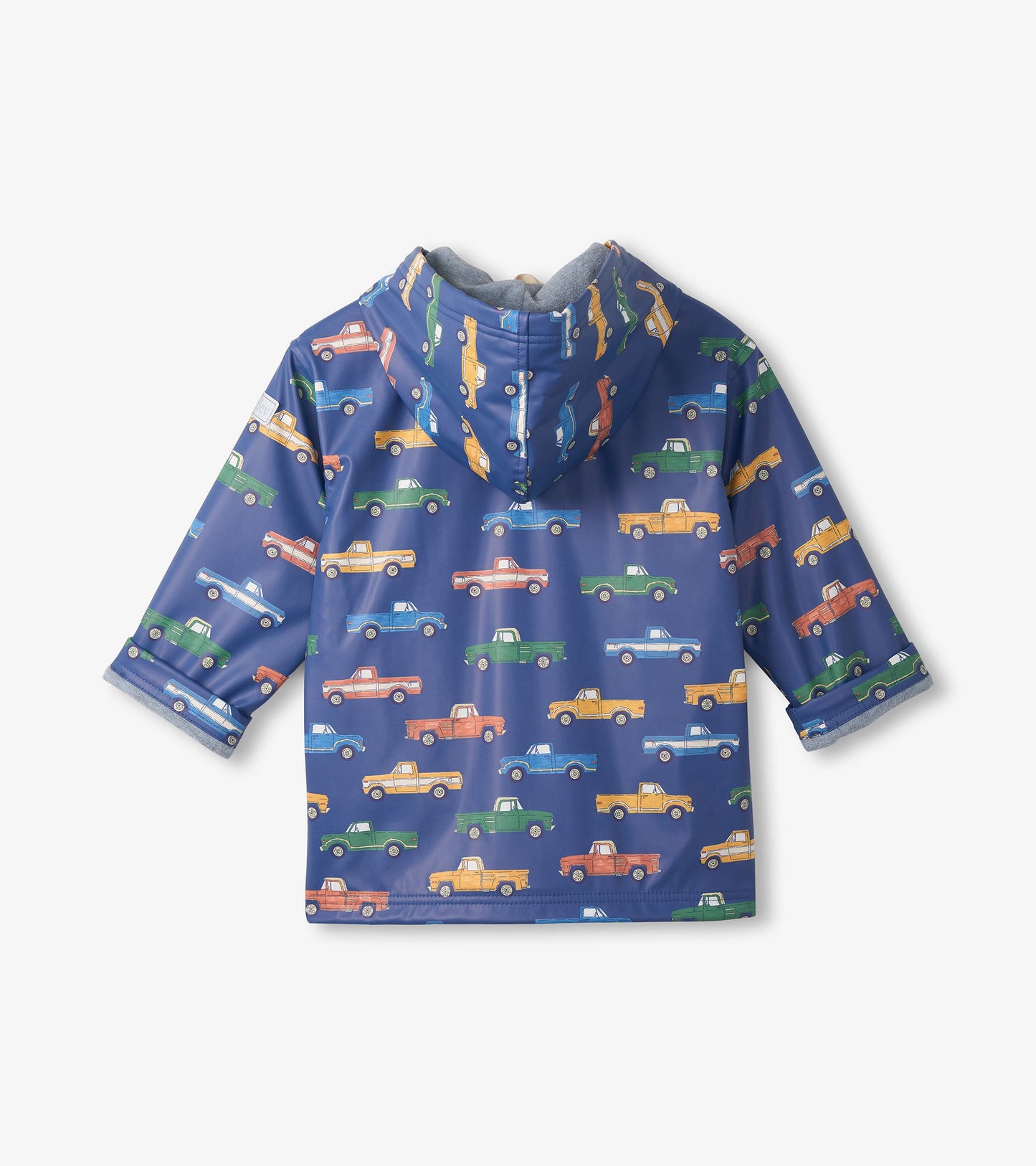 Hatley Trucks Zip-Up Rain Jacket