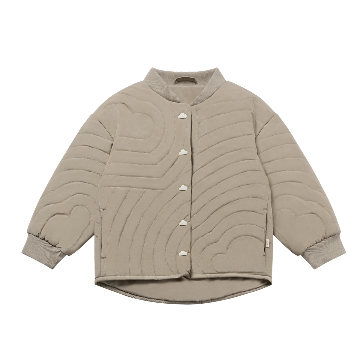 Petite Revery Recycled Nylon Quilted Cloud Jacket - Pine Wood