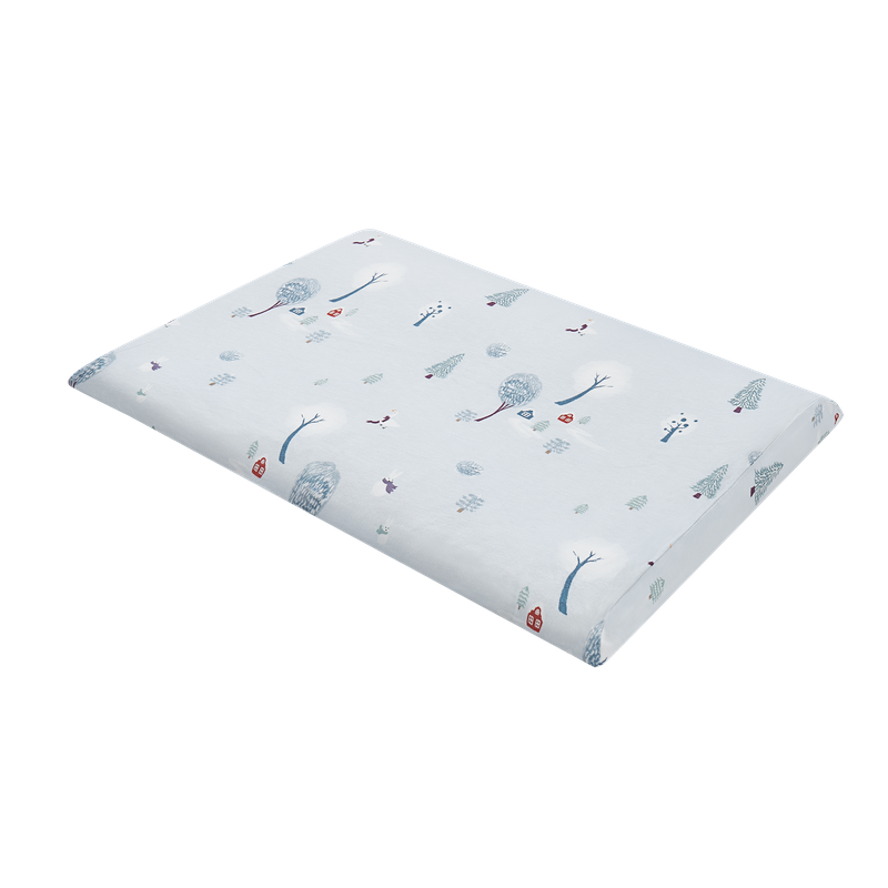Nest Designs Foam Pillow With Pillowcase (Bamboo Jersey) - Snowy Snuggles