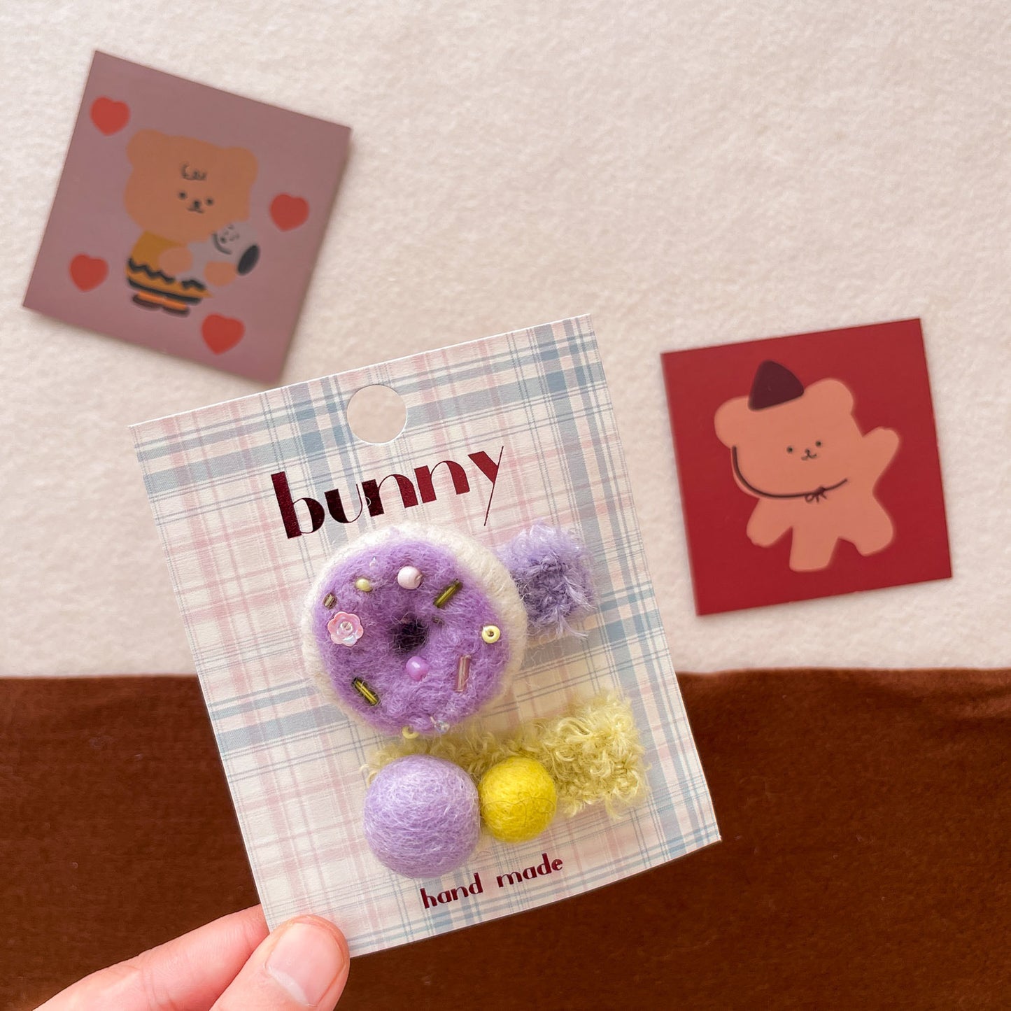 BUNNY® 2-pack Donut hair clip