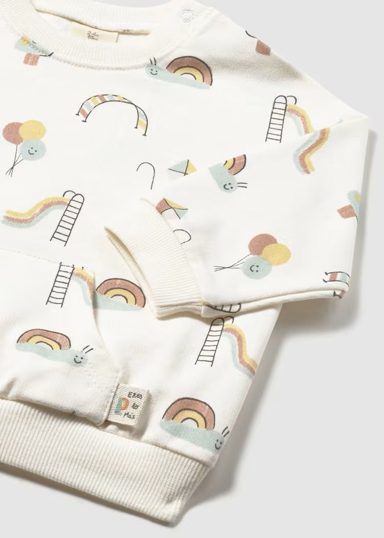 Mayoral Newborn Graphic Sweatshirt