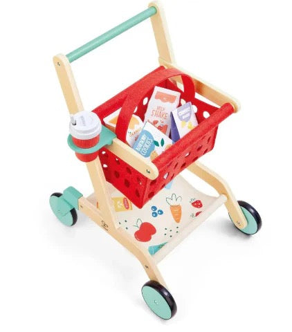 Hape LITTLE SHOPPER’S CART & BASKET