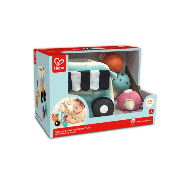 Hape - SENSORY SCOOP ICE CREAM TRUCK