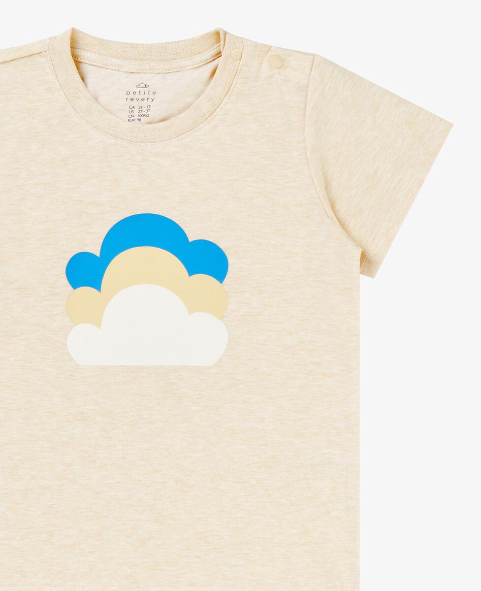 Petite Revery Cotton Short Sleeve Graphic Tee - Mellow Yellow (Cotton-Short-Sleeve-Graphic-Tee-Mellow-Yellow)