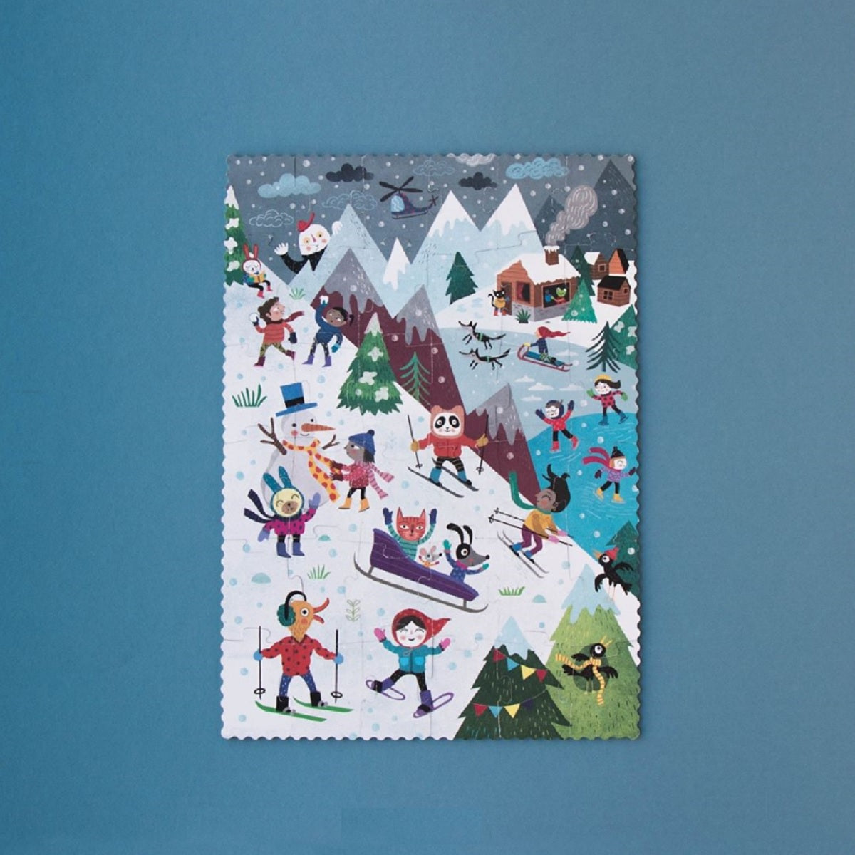 Londji - Puzzle - Let's Go To the Mountains By Mariana Ruiz Johnson.