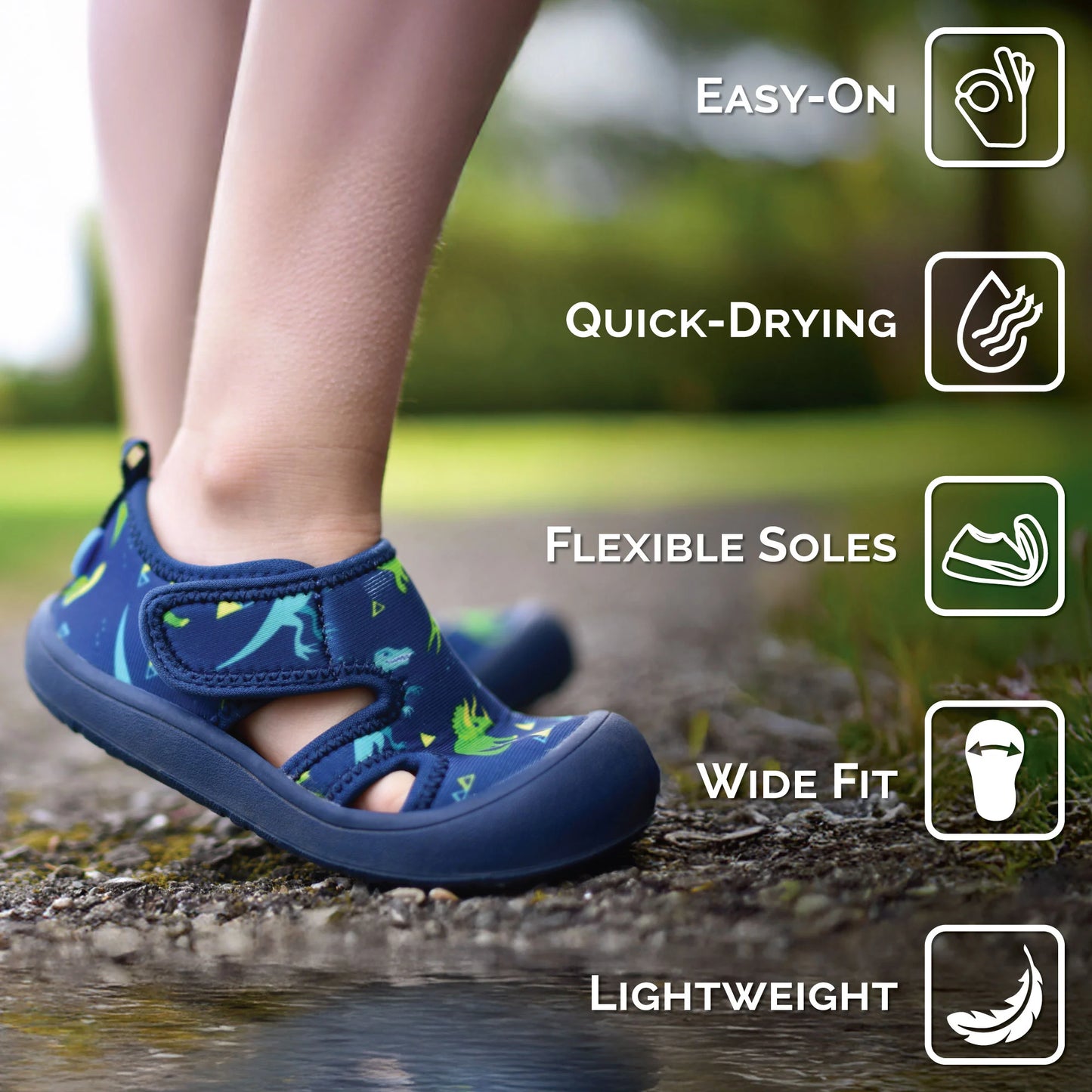 Jan and Jul | Kids SunnyBreeze Sandals | Lavender Ice Cream