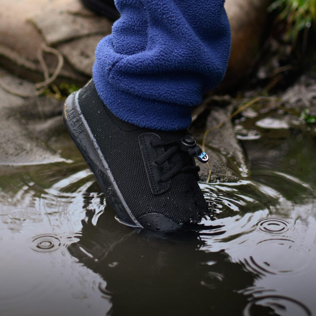 Jan and Jul | Kids Waterproof Shoes - Jet Black