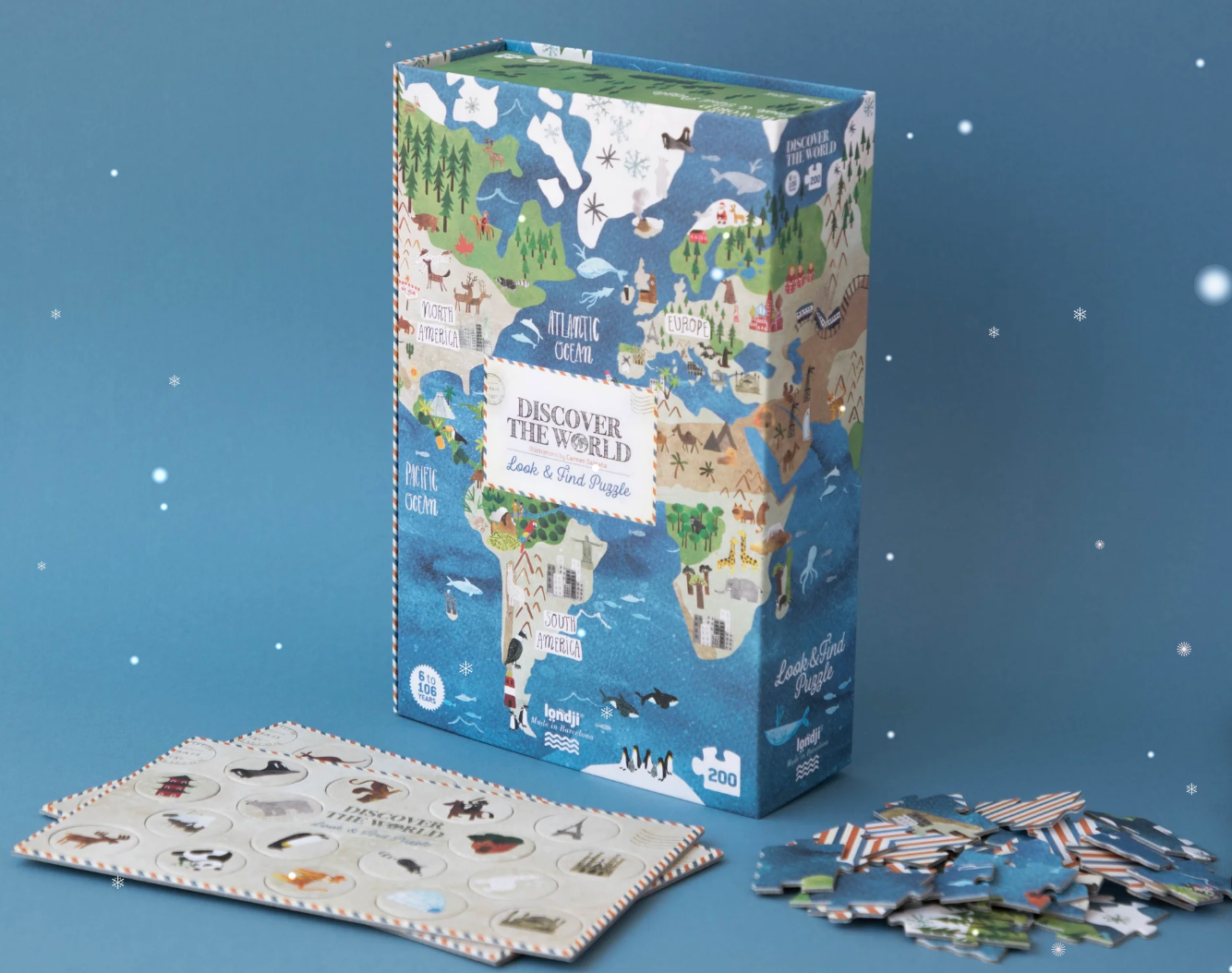 LONDJI Game - Puzzle - Discover The World