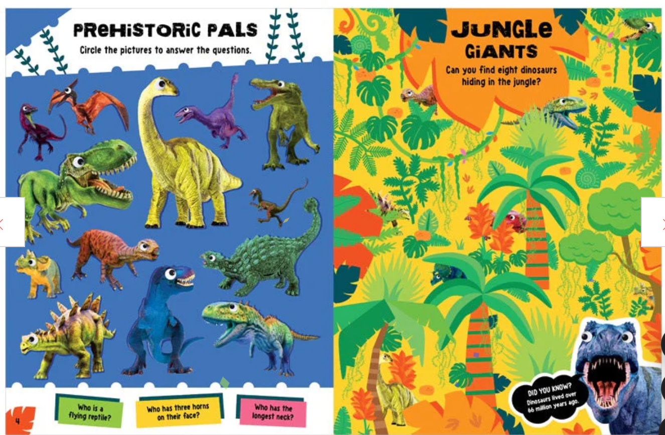 Dinosaur Activity Book
