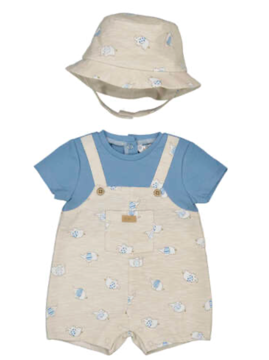 Mayoral Dungaree with hat