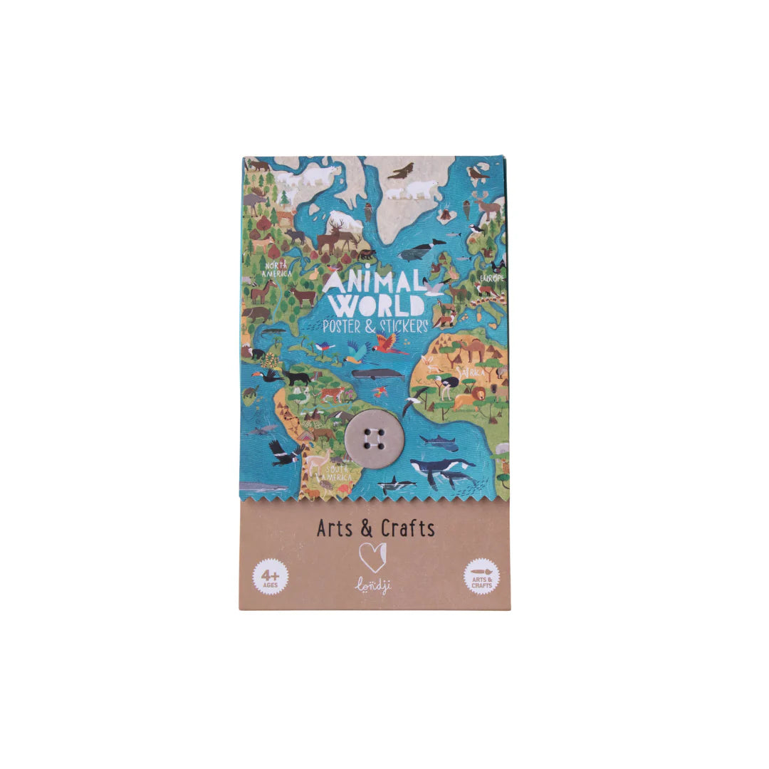 LONDJI Stickers - Animal World Poster & Stickers