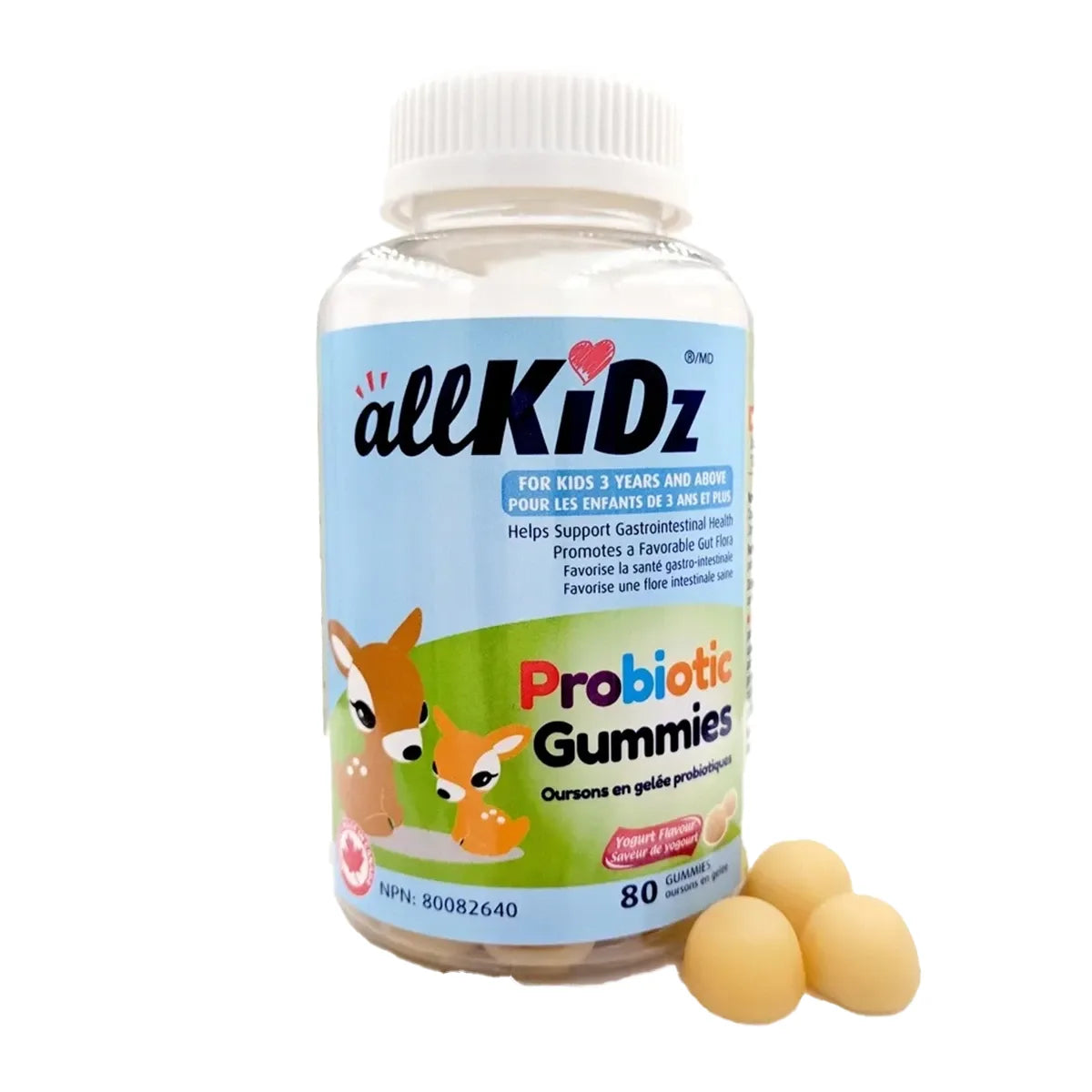 ALLKIDZ-PROBIOTIC 80 GUMMIES