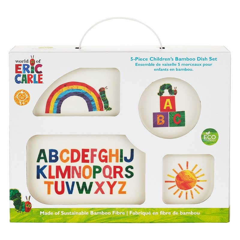The Very Hungry Caterpillar™ Alphabet Bamboo Dish Set