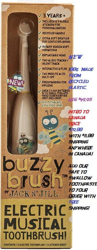 Jack N Jill Kids-BUZZY Musical Electric Toothbrush