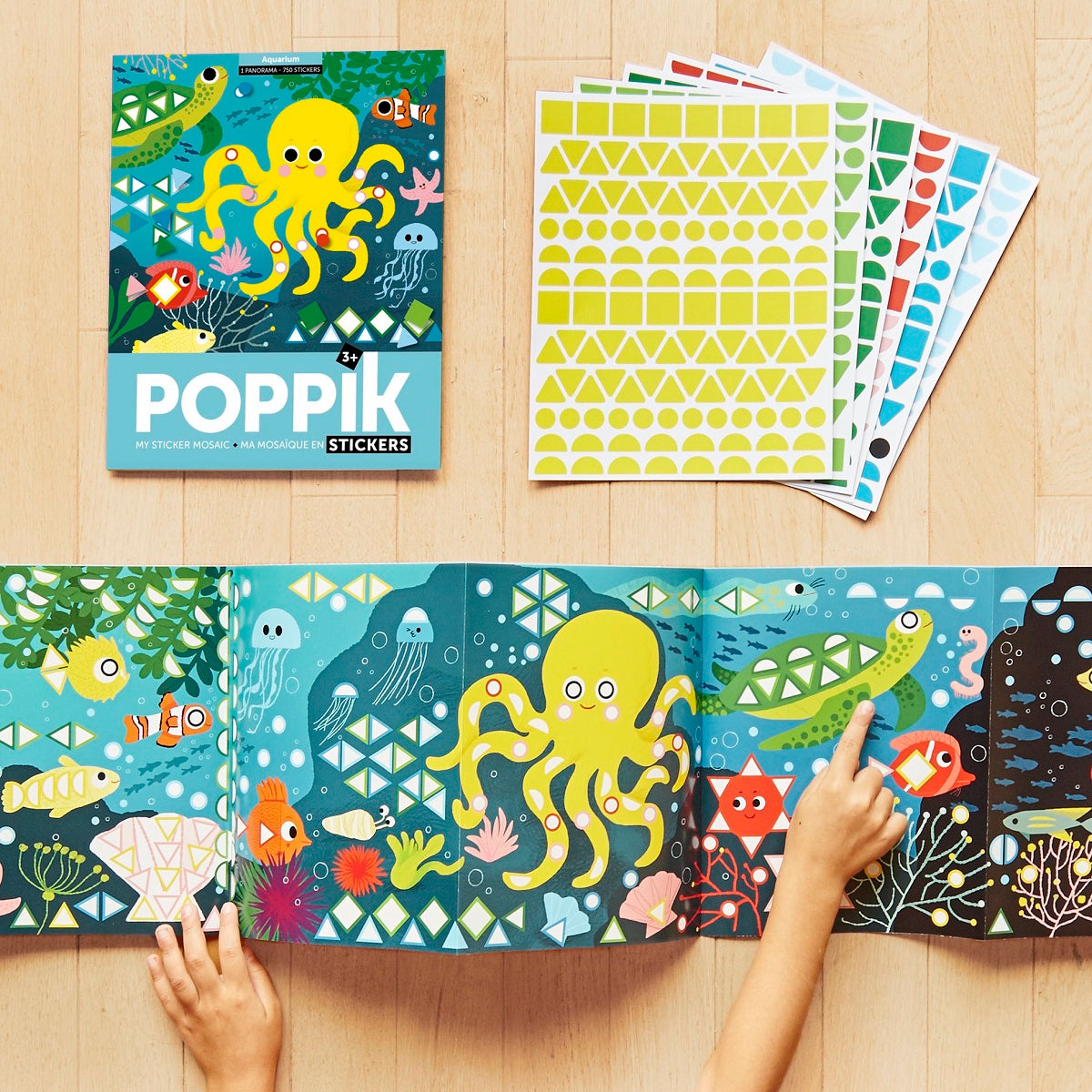 POPPIK Sticker Panorama Aquarium
