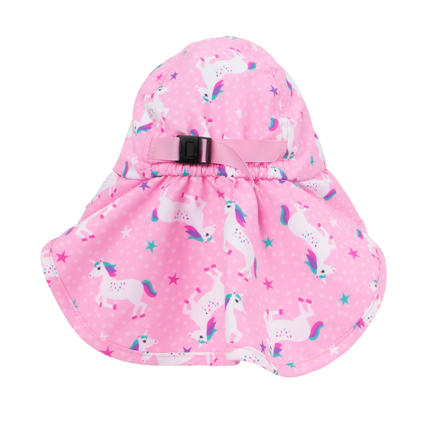 ZOOCCHINI UPF50+ Baby Toddler Cape Sun Hat Unicorn