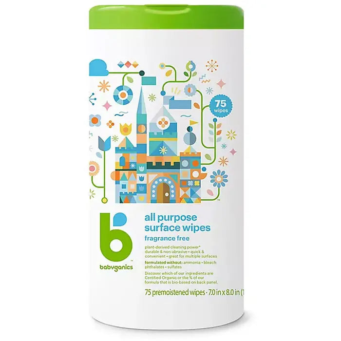 BABYGANICS All Purpose Wipes - Unscented