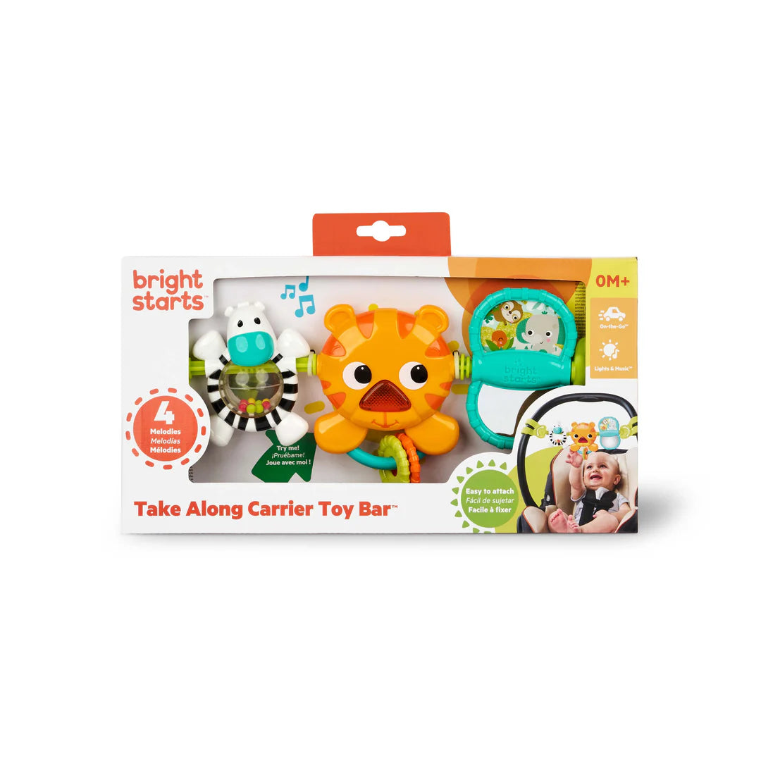 BRIGHT STARTS Take Along Carrier Toy Bar