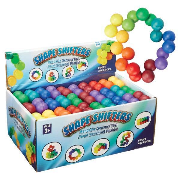 Rainbow Shapeable Balls Fidget Toy - Boxed