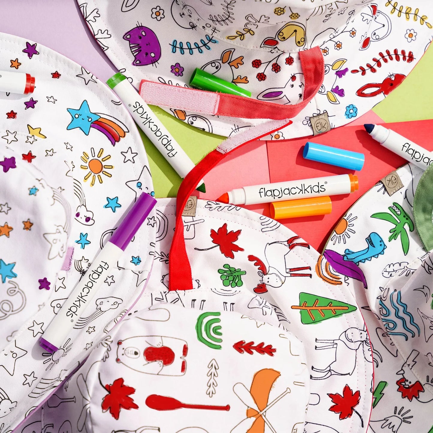 FLAPJACKKIDS Kids Colouring Sun Hat - Unicorn