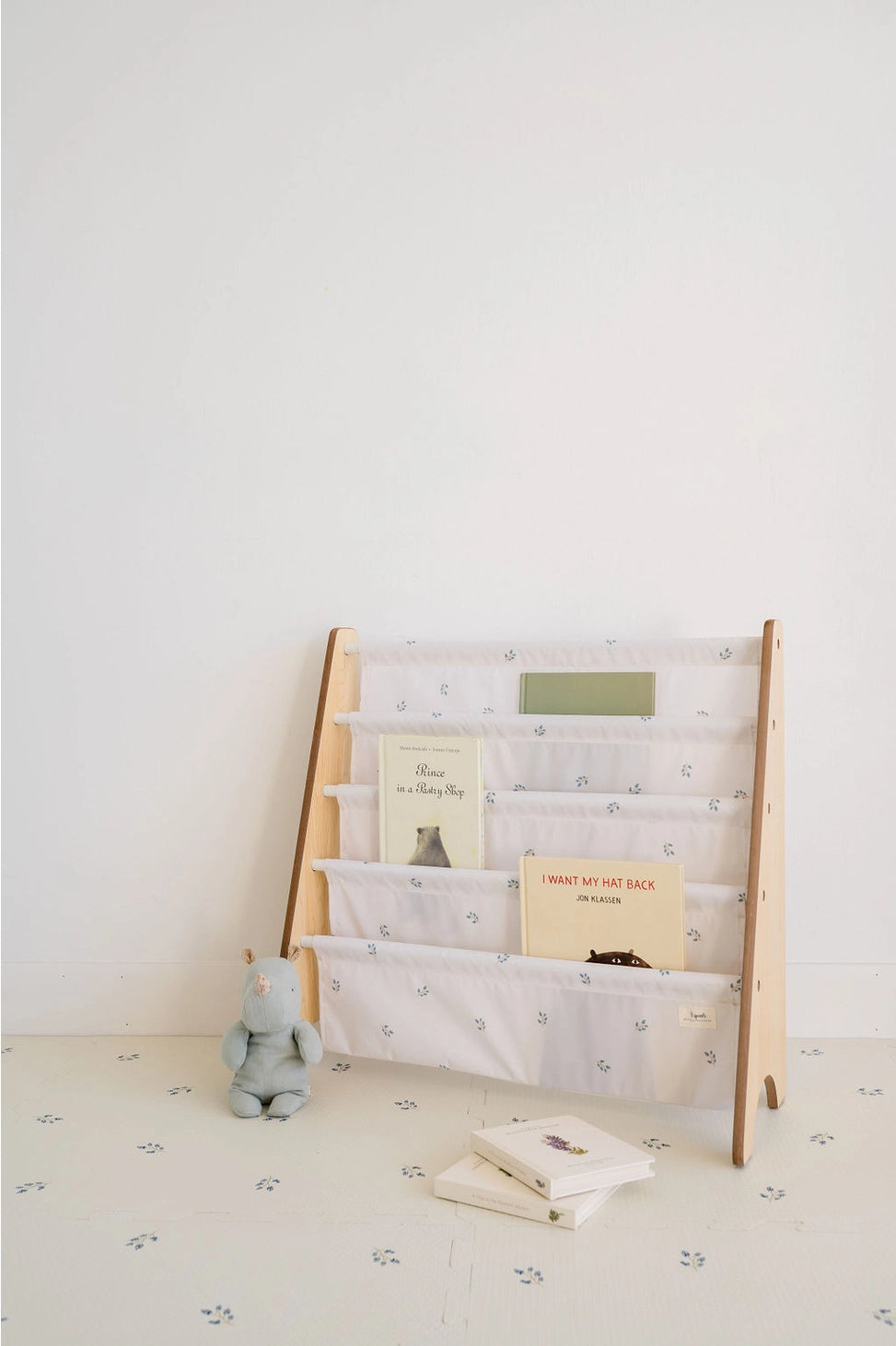 Recycled Fabric Kids Book Rack