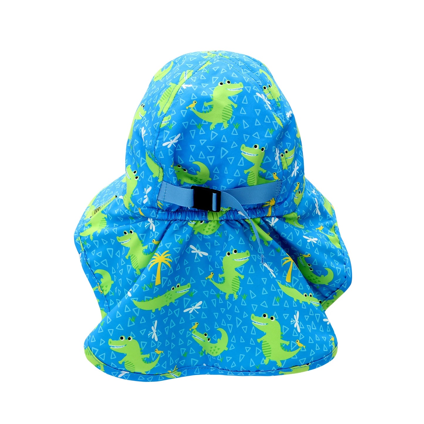 ZOOCCHINI UPF50+ Baby-Toddler Cape Sun Hat - Alligator