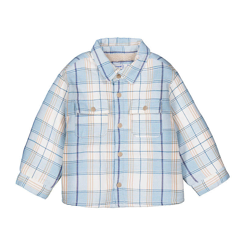 Mayoral Baby Boy Plaid Overshirt