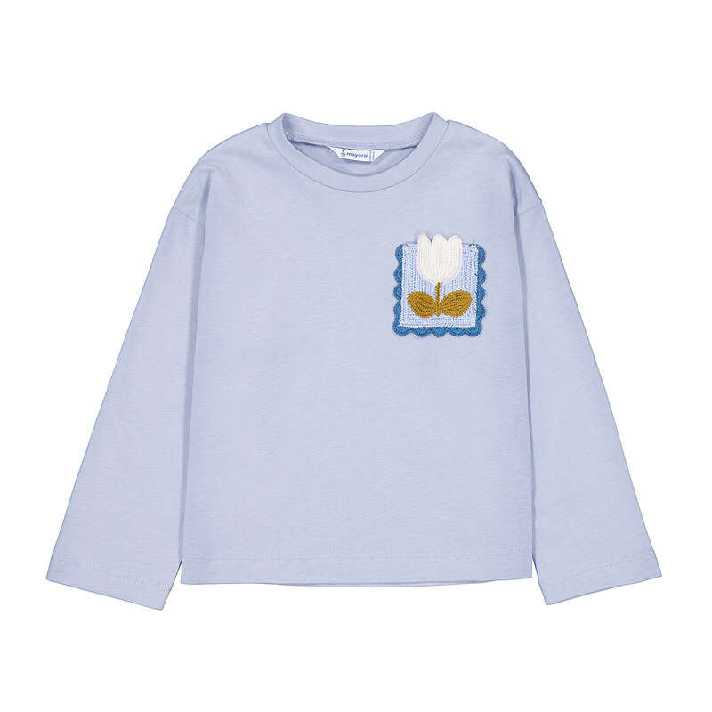 Mayoral Mini Girl L/s T shirt Flower