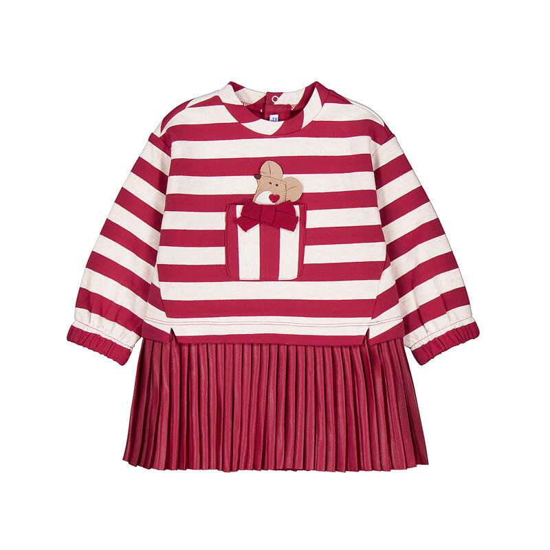 Mayoral Baby Girl Plush combined dress